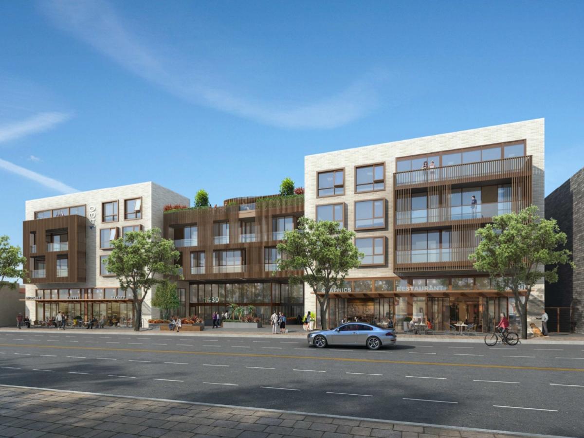 Mixed-use project starts to rise at 1430 Lincoln Blvd. in Santa